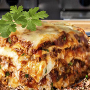 Lasagna Bolognese au Gratin