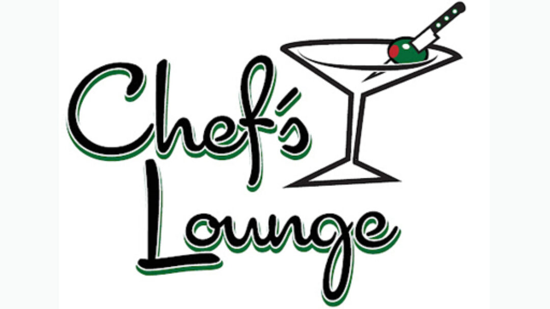 A logo for chef 's lounge