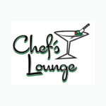 A logo for chef 's lounge